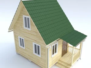 wooden house 7 3D Model