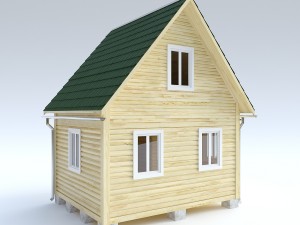 wooden house 7 3D Model