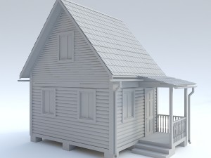 wooden house 7 3D Model