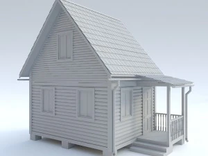 wooden house 7 3D Model