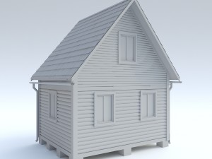 wooden house 7 3D Model