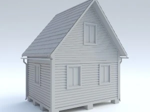 wooden house 7 3D Model
