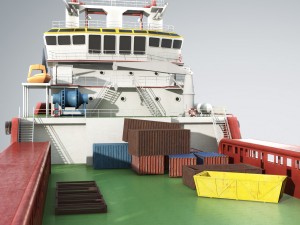 kvp multi purpose offshore vessel Modelo 3D