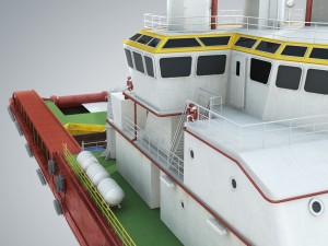 kvp multi purpose offshore vessel Modelo 3D