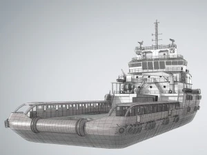kvp multi purpose offshore vessel 3D Model