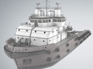 kvp multi purpose offshore vessel Modelo 3D