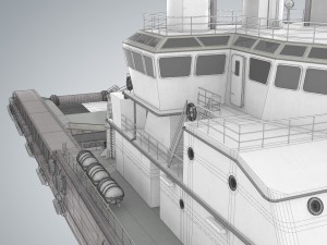 kvp multi purpose offshore vessel Modelo 3D