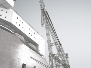 pipelay crane vessel 3D Model