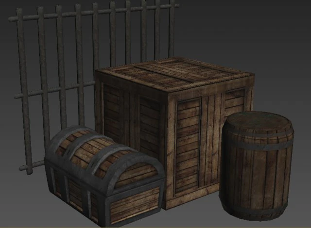 confezione di contenitori Modello 3D .c4d .max .obj .3ds .fbx .stl .blend 