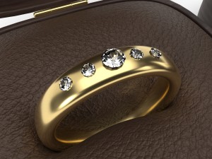 wedding rings 3D Model