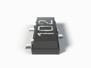 2k pbr textured transistor model 3D Model
