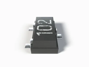 2k pbr textured transistor model 3D Model