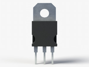 2k pbr textured transistor model 2 3D Модель