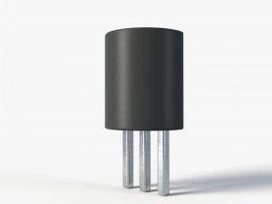 2k pbr textured transistor model 3 3D Model