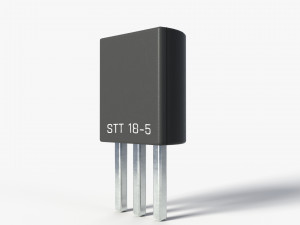 2k pbr textured transistor model 3 3D Модель