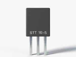 2k pbr textured transistor model 3 3D Модель