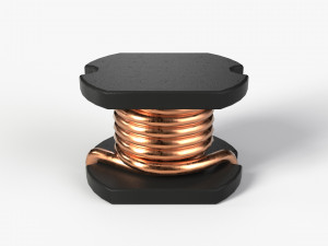 2k pbr textured inductor 3D Model