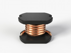 2k pbr textured inductor 3D Model