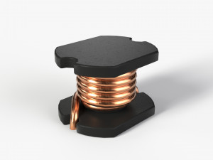2k pbr textured inductor 3D Model