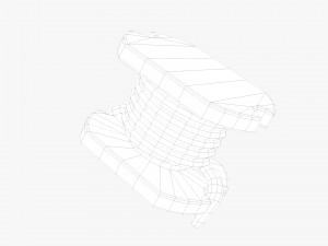 2k pbr textured inductor 3D Model