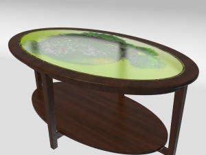oval table 3Dモデル