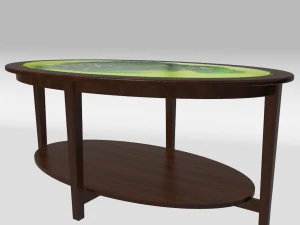 oval table 3D Model