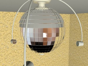 mirror ball 3Dモデル