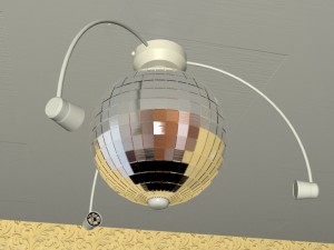 mirror ball Model 3D