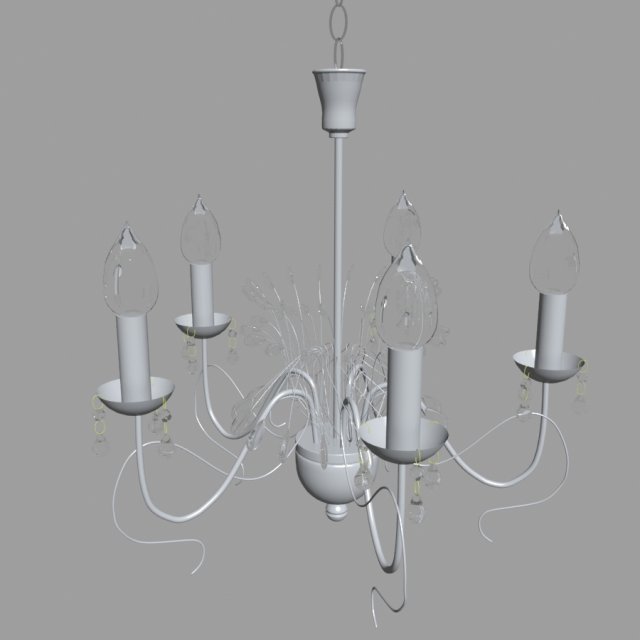 chandelier 3Dモデル .c4d .max .obj .3ds .fbx .stl .blend 