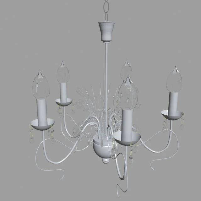 chandelier 3D Model .c4d .max .obj .3ds .fbx .stl .blend