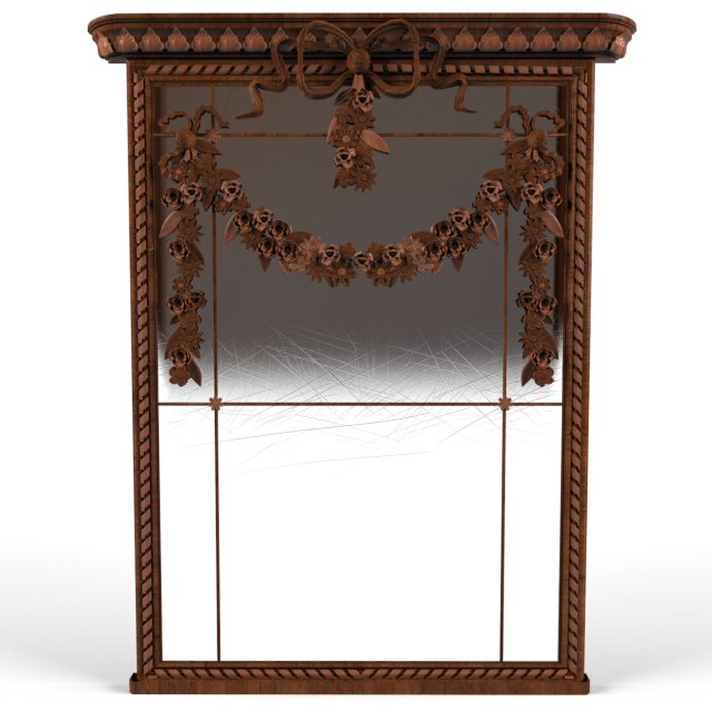 mirror classical Model 3D .c4d .max .obj .3ds .fbx .stl .blend 