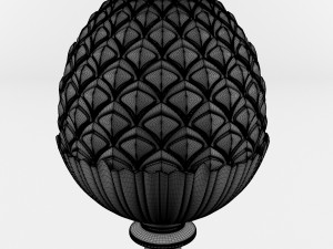 malachite lamp table 3D Model