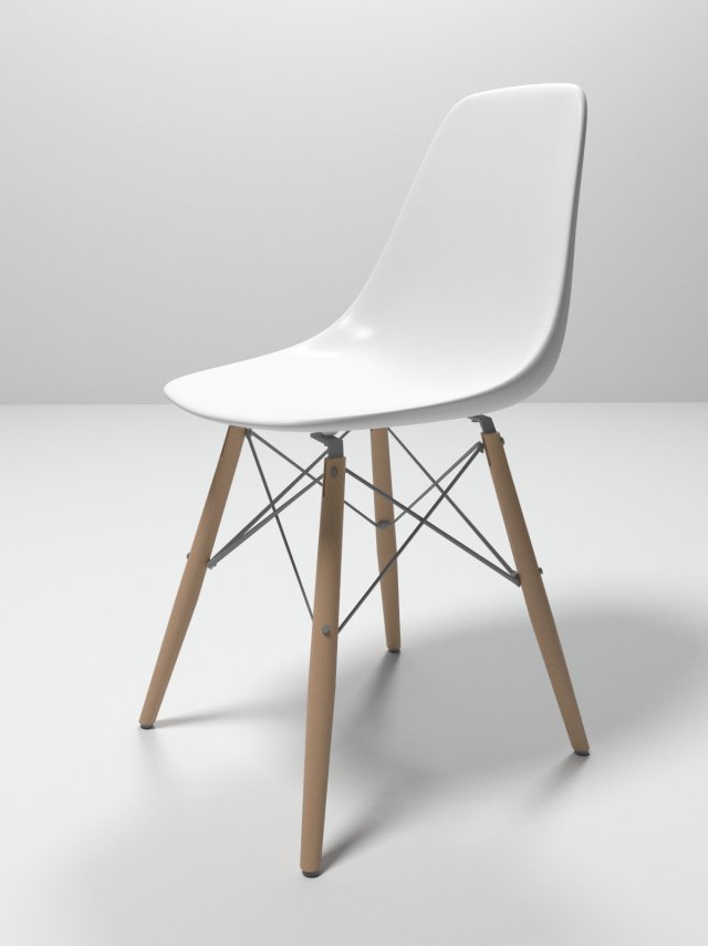 Eames chair 3d on sale