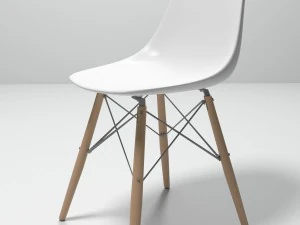eames plastic side chair 3D Model