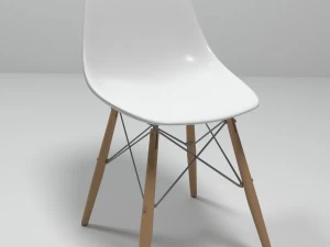 eames plastic side chair 3D Model