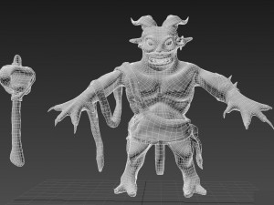 fantasy troll with 3D Model