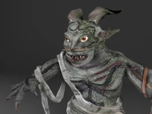 fantasy troll with 3D Model