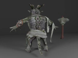 fantasy troll with 3D Model