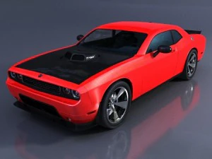 dodge challenger srt10 3D Model