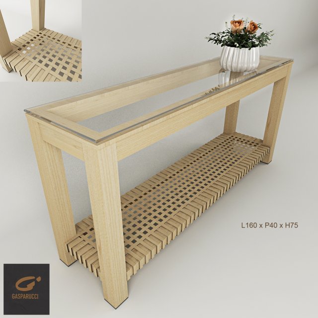 console gasparucci 3D Модель .c4d .max .obj .3ds .fbx .stl .blend