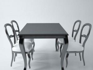classic table 3Dモデル