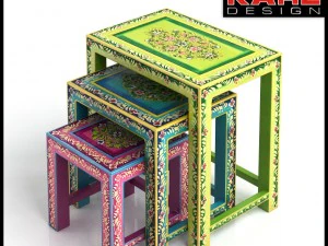 coffee tables kare ibiza life side table 3D Model