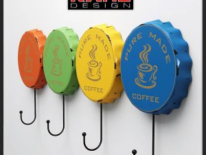 hanger kare coat rack capsule77720 3D Model