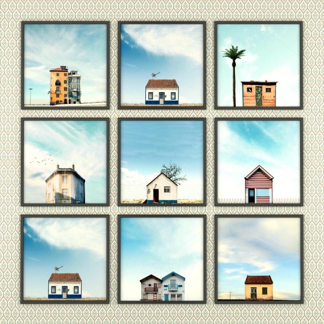 a set of photos of portuguese houses lonely - lone Modelo 3D .c4d .max .obj .3ds .fbx .stl .blend