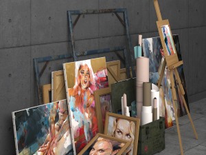 a set of decorative elements 3D Модель
