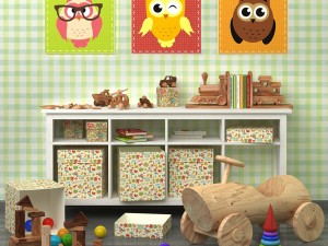 decorative set for child Model 3D