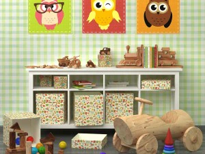 Deko-Set f&uuml;r Kinder 3D Modell