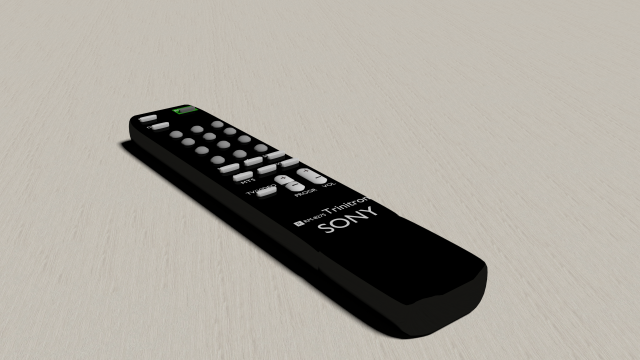 remote controller 3D-Modell .c4d .max .obj .3ds .fbx .stl .blend 