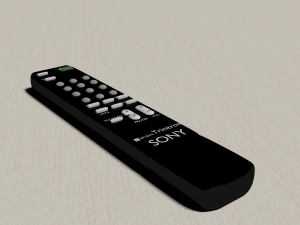 remote controller 3D-Modell