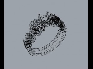 engagement ring 3D प्रिंट मॉडल